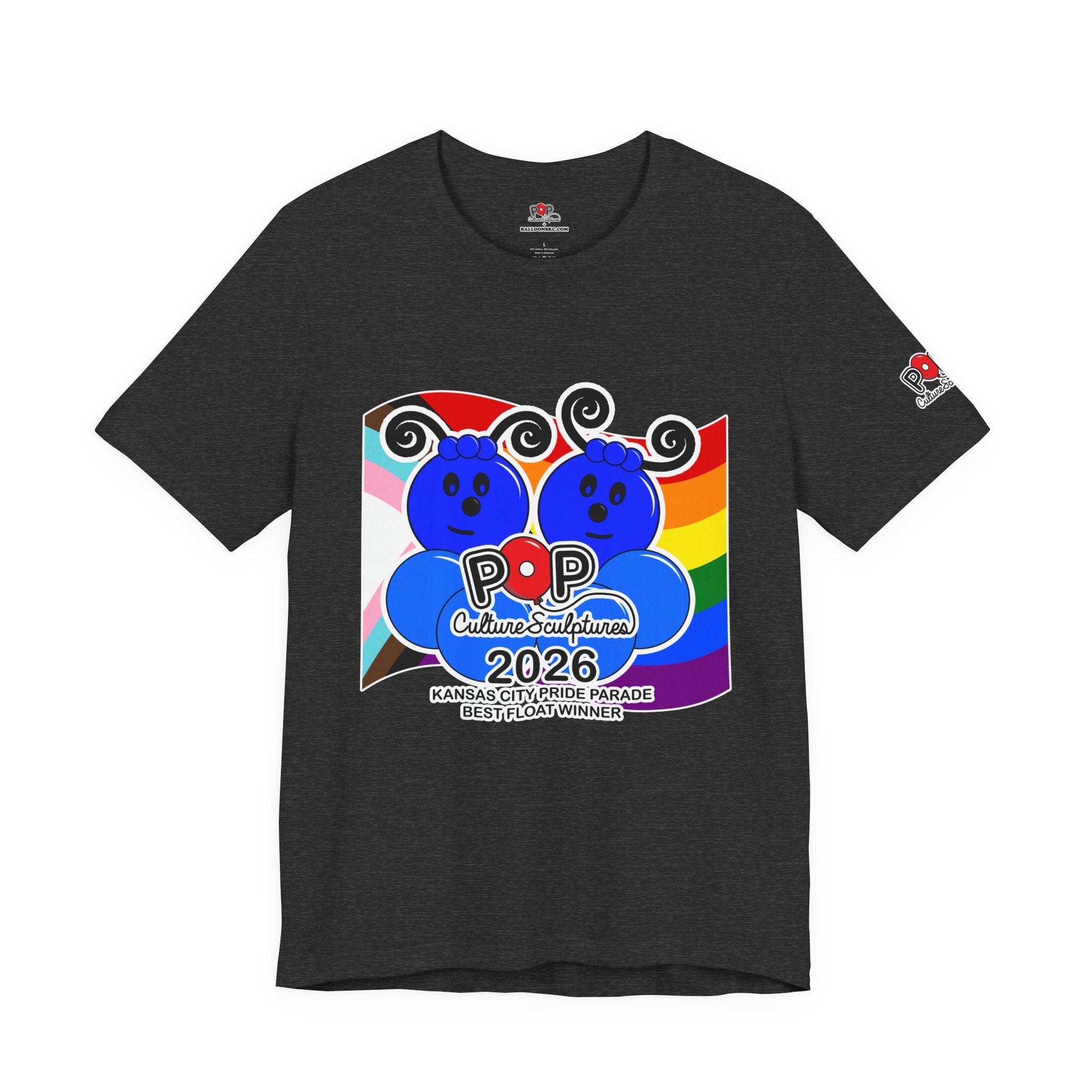 Pop Culture Sculptures Winning Float 2026 Pride Parade Tee Shirt