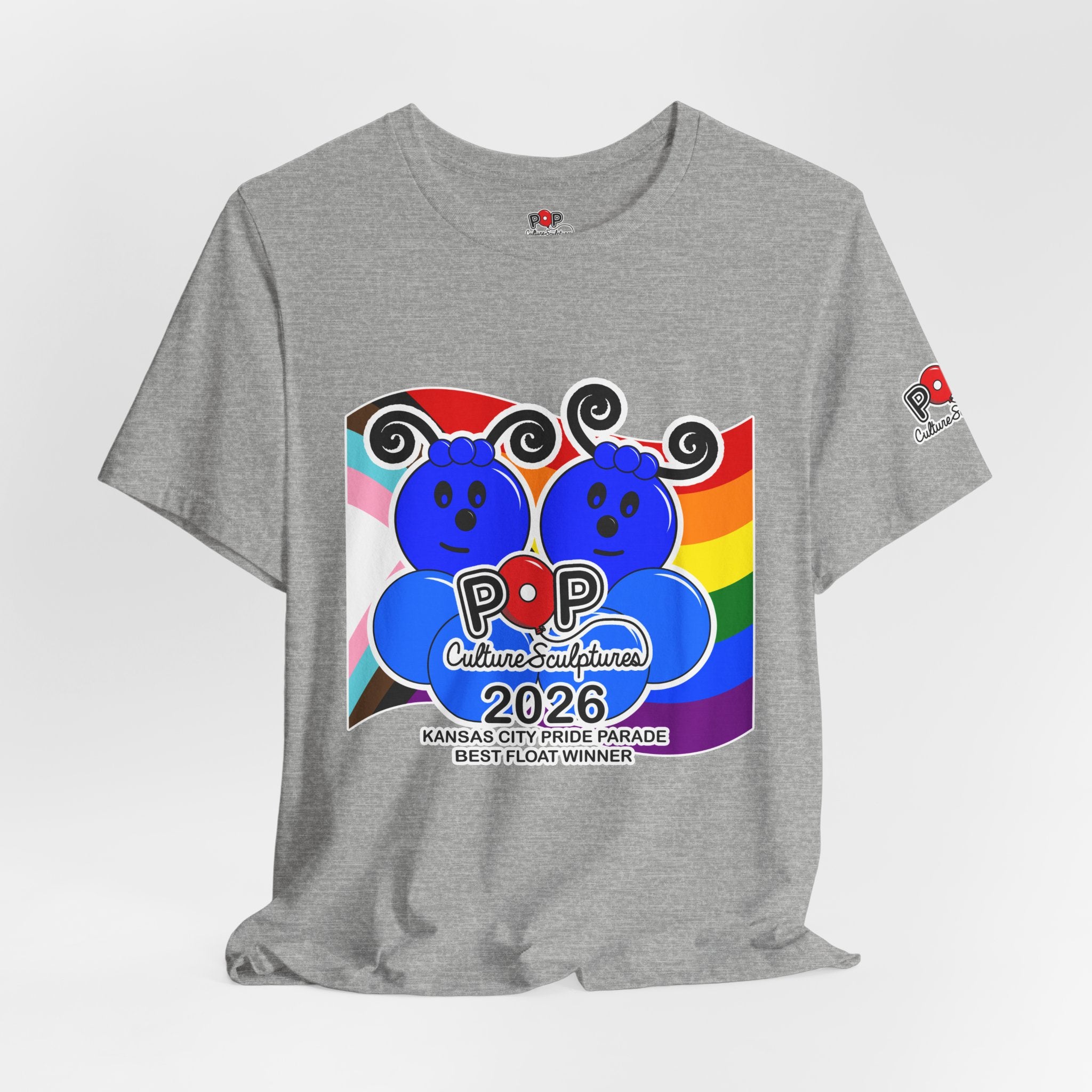 Pop Culture Sculptures Winning Float 2026 Pride Parade Tee Shirt